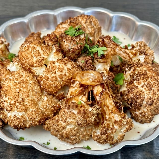 Fried Cauliflower Tray.