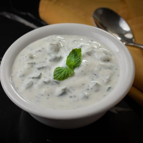 Yogurt with Cucumber.