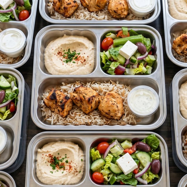 Chicken Kabob Boxed Lunch.