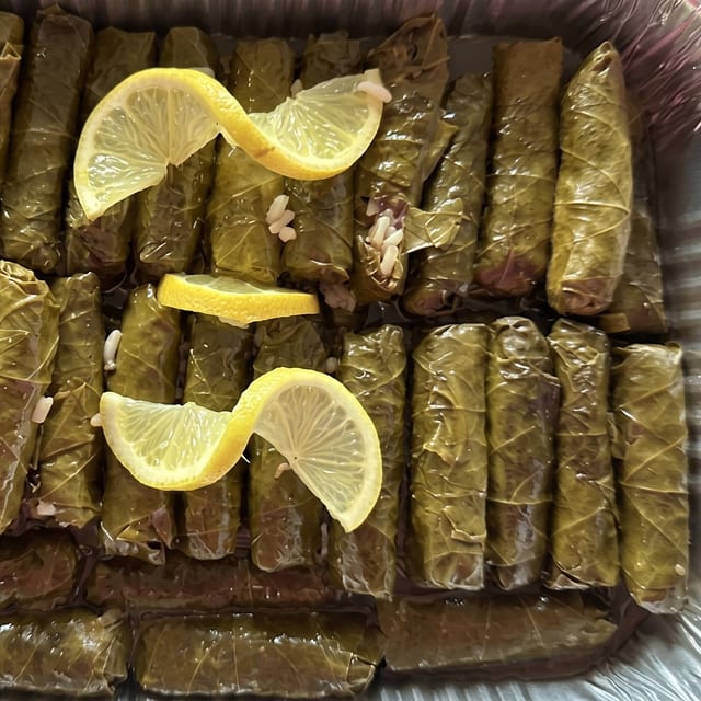 Grape Leaves Tray.