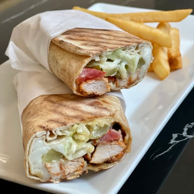 Kabob Sandwich.
